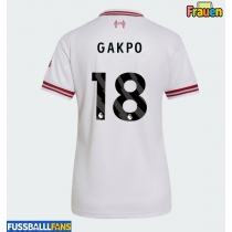 Liverpool Cody Gakpo #18 Auswärtstrikot Frauen 2026-27 Kurzarm